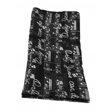 Scarf - "Only Jesus Can Do It" (Black)