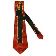 Steven Harris Music Director Silhouette Neck Tie (Red)