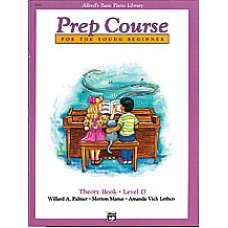 Alfred Basic Piano Prep Course Theory Book - Level D