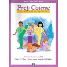 Alfred Basic Piano Prep Course Technic  Book - Level D