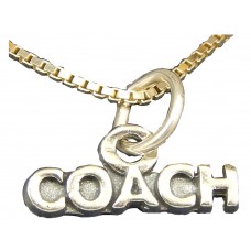 Sterling Silver Coach Necklace